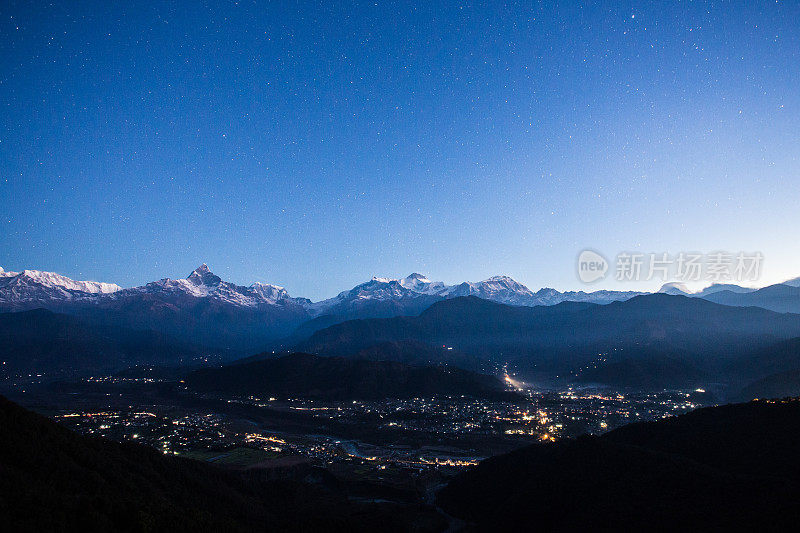 Dhaulagiri, Ghorepani, Annapurna，尼泊尔